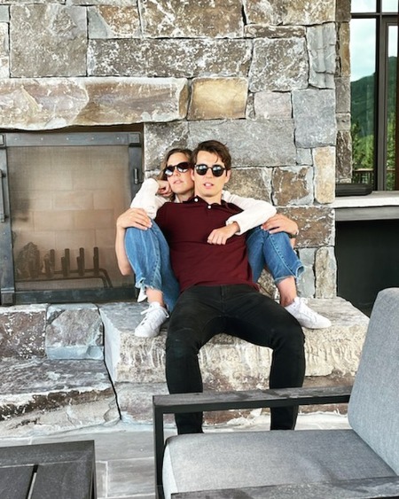 Kyle Selig with Erika Henningsen.